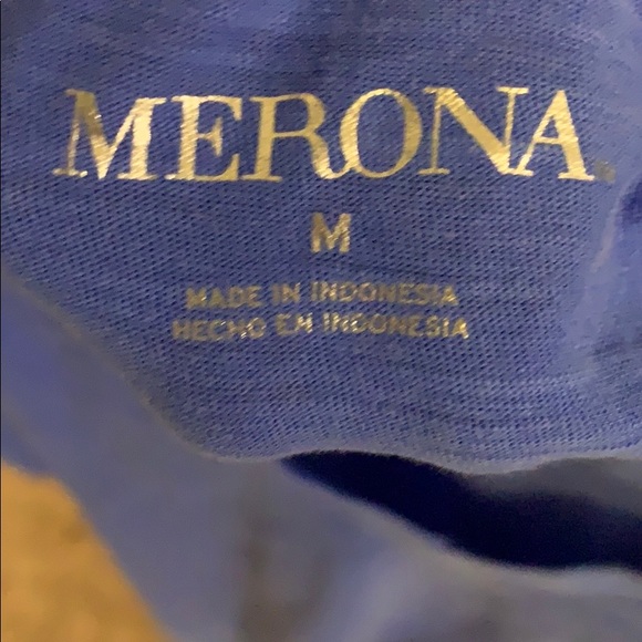 Merona Blue Tee - Picture 3 of 3
